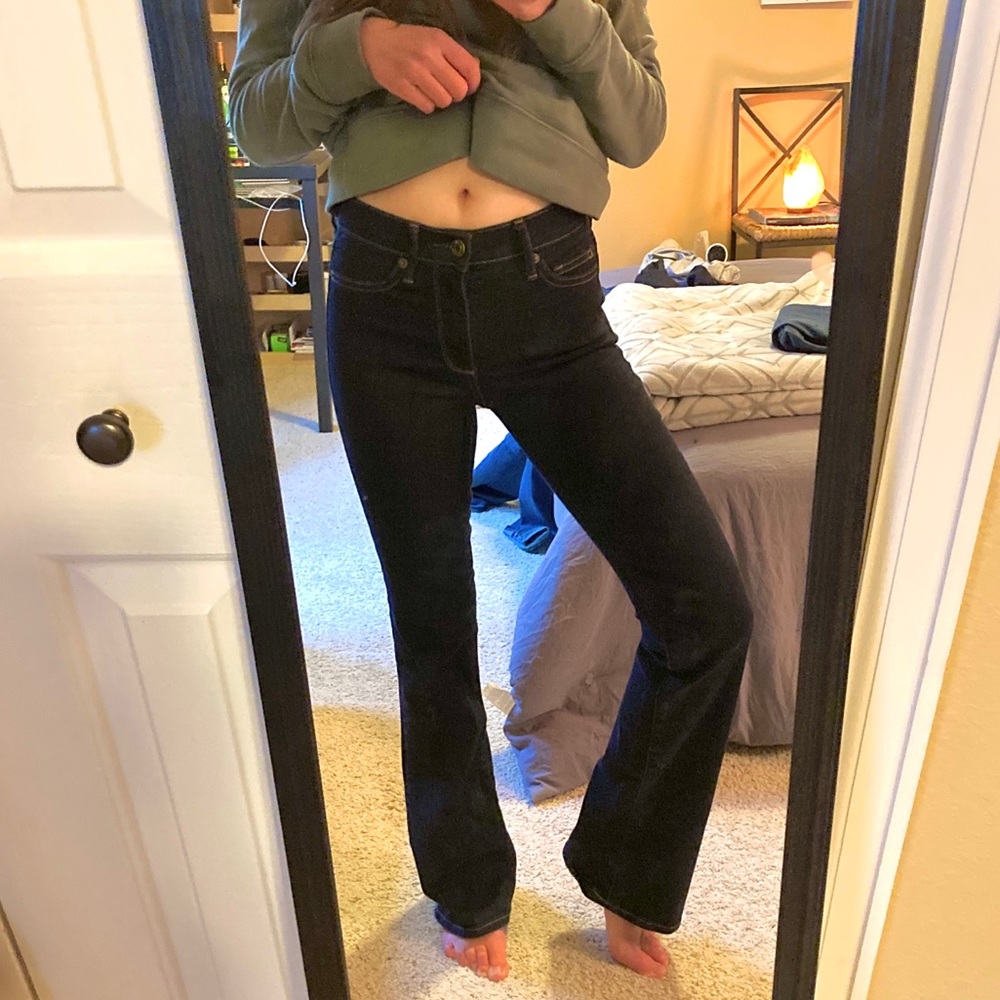Gap Perfect Boot Jeans Dark Indigo Stretch 25S